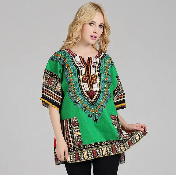 2022 XXXL African Fashion Dashiki Design Floral Dress African Traditional Print Dashiki Dress for Men and Women