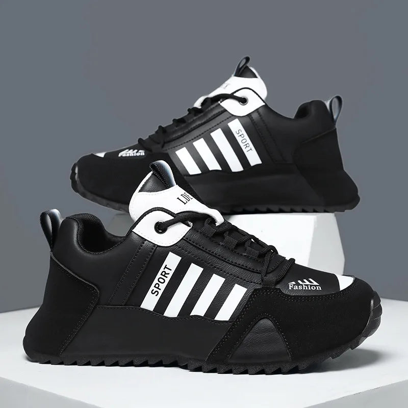 Shoes for Men Fashion High Quality Leather Mens Shoes Light Luxury High-end Breathable Comfort Casual Sneakers