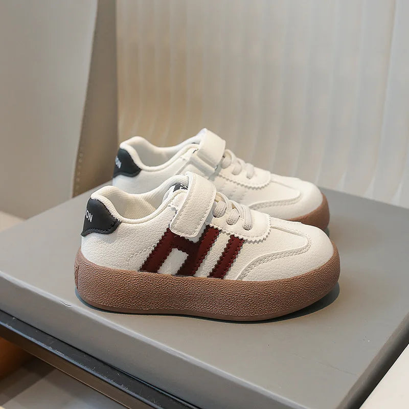 Children's Skate Shoes Girls White Sneakers 2023 Autumn New Fashion Boys Canvas Shoes Kids Sports Shoes Unisex Casual Shoes