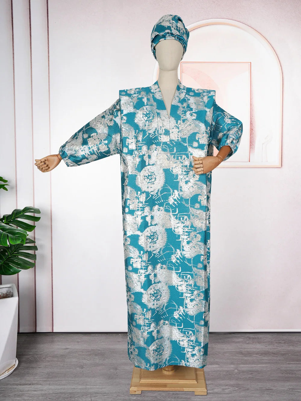 2025 African Dresses for Women Traditional Africa Clothing Dashiki Ankara Outfits Gown Abayas Robe Muslim Kaftan Maxi Long Dress