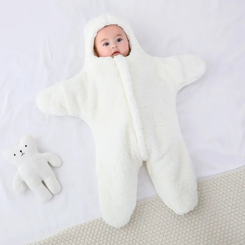 Autumn Winter Newborn Hooded Romper Baby Boy Girl Kids Jumpsuit Clothes Outfits Long Sleeve  Bodysuit Toddler One Piece Outfit