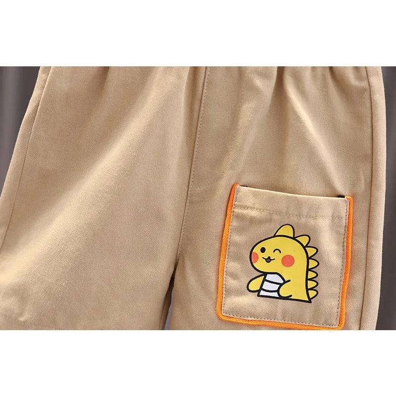 Children Clothing 2023 New Fashionable Boys Clothes Set Summer Kids Sports Style Short Sleeve Shirt Shorts Two Piece Set