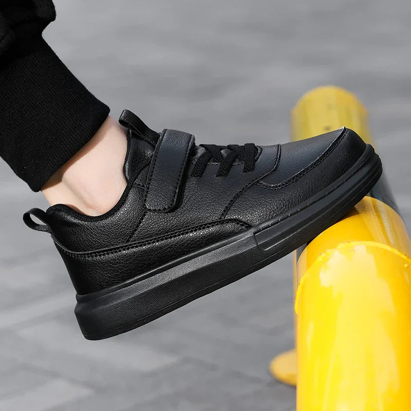 Children's Sneakers Kids Fashion Design White Non-slip Casual Shoes for Boys Girls Hook Breathable Sneakers Toddler Outdoor Shoe