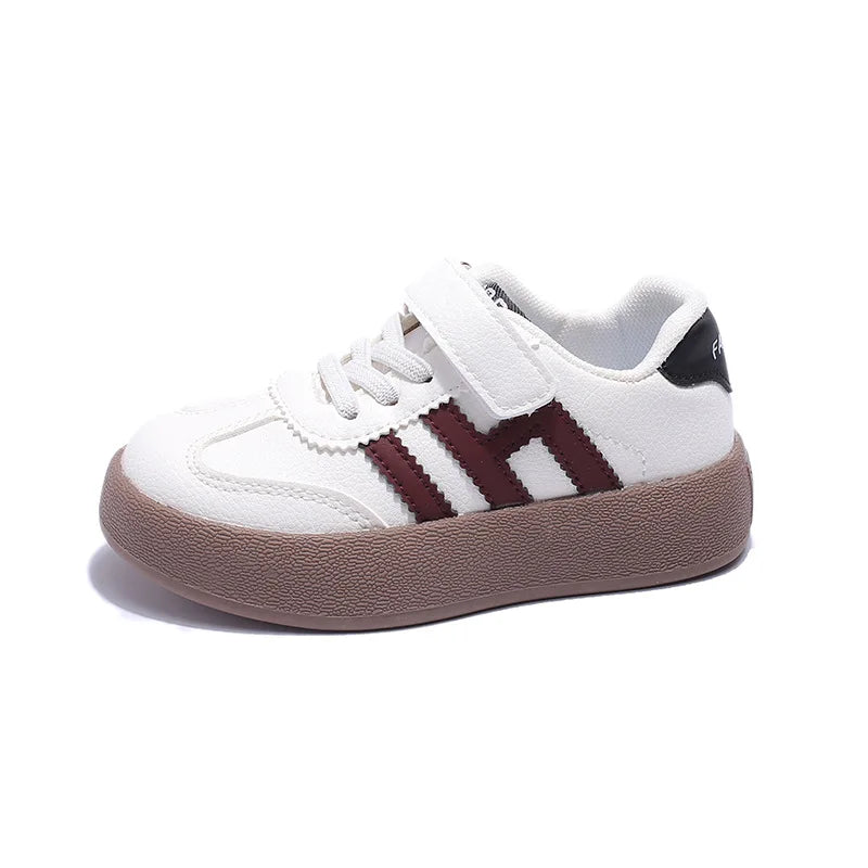 Children's Skate Shoes Girls White Sneakers 2023 Autumn New Fashion Boys Canvas Shoes Kids Sports Shoes Unisex Casual Shoes