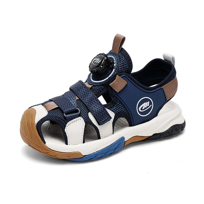 Children Shoes Summer Closed-toe Sandals for Kids Casual Sports Sandal Anti-skid Wear-resistant Beach Shoes for Boys 2025 New
