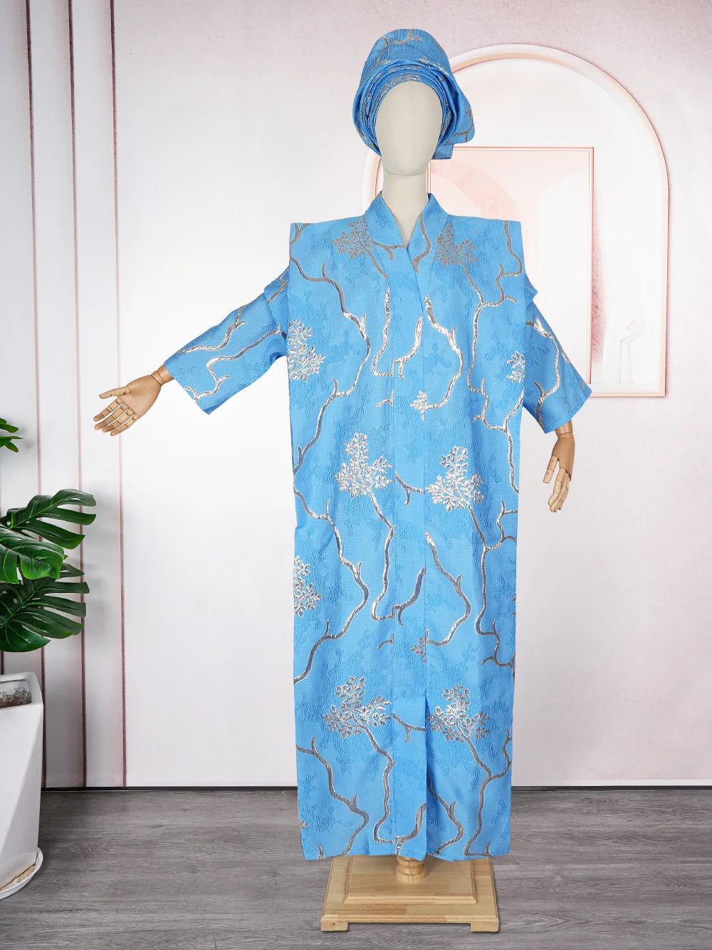 2025 African Dresses for Women Traditional Africa Clothing Dashiki Ankara Outfits Gown Abayas Robe Muslim Kaftan Maxi Long Dress