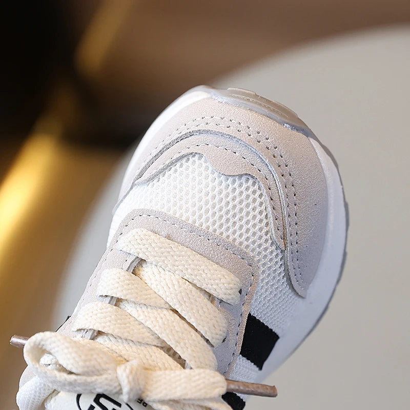 New children's single shoes spring new soft soled walking shoes 3-6 years  old children's antislip sports shoes